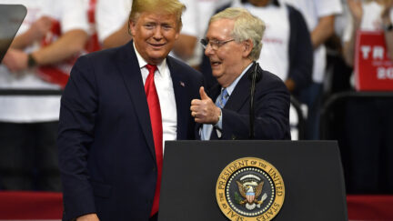 Donald Trump and Mitch McConnell