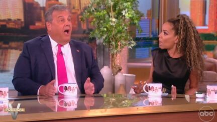 Chris Christie Clashes with View Hosts