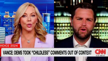 CNN Anchor Torpedoes Trump Pick Vance's Claim 'Childless Cat Lady' Uproar Is 'Aggressive' Lie 'It Is On Tape!'