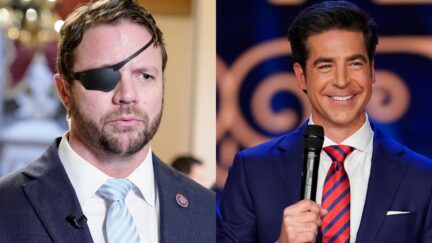 Dan Crenshaw and Jesse Watters