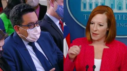 Ed O'Keefe Jen Psaki split image