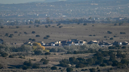 Rust film set in Santa Fe, New Mexico