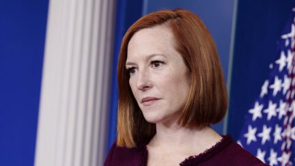 Jen Psaki Briefs Media At The White House