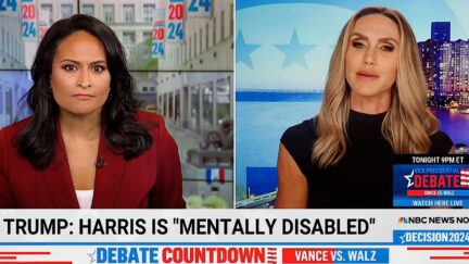 Lara Trump Tells Kristen Welker Trump Just 'Joking Around' When Calling Kamala Harris 'Mentally Disabled'