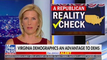 Laura Ingraham Warns Foreign Born and George Soros Behind VA Dem Wave