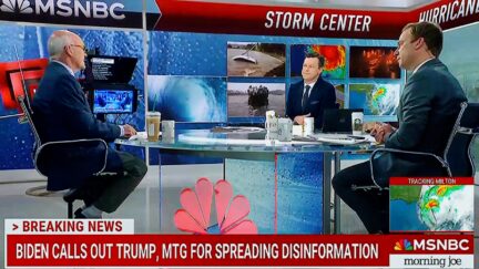 MSNBC Host Says Biden Worried 'Trump Supporters' Will Put Selves 'In Harm's Way' Over Trump Lies As Milton Devastates-2024-10-10