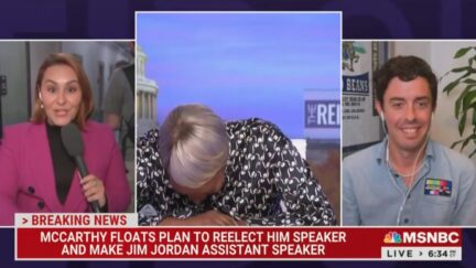 Joy Reid nearly dies laughing