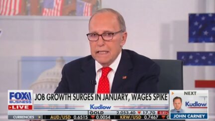 Larry Kudlow and the blowout jobs report