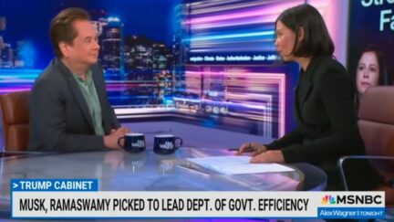 George Conway and Alex Wagner