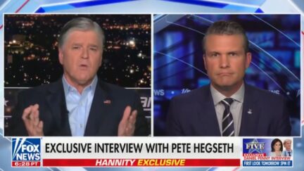 Sean Hannity and Pete Hegseth