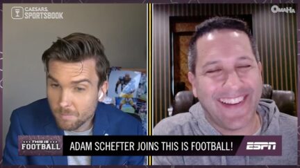 Adam Schefter reveals the weirdest place he's broken a story