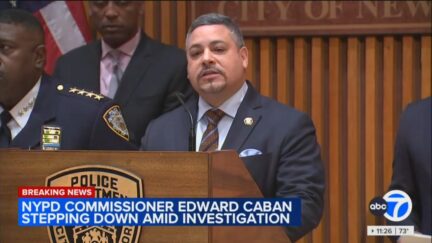 NYPD Commissioner Edward Caban news footage