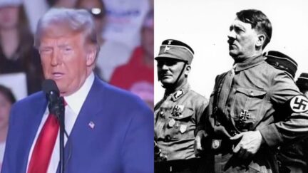 Donald Trump and Adolf Hitler