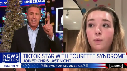 'Being Nasty Sells!' Chris Cuomo Goes OFF On Snarky Profane Coverage Of Powerful Segment With Tourette's Influencer 2 shot