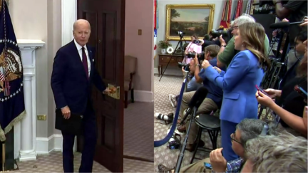 Biden Stops Dead In His Tracks To SLAM Supreme Court After Shouted Affirmative Action Question From CNN