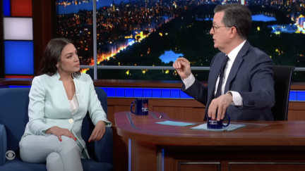 Stephen Colbert Asks AOC Whether Biden Impeachment Is Based on 'Russian Propaganda'