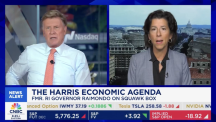 Joe Kernen and Gina Raimondo on Squawk Box