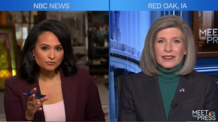 Kristen Welker and Joni Ernst